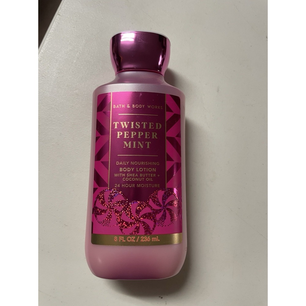 Bath & Body Works Twisted Peppermint Body Lotion 8 oz New